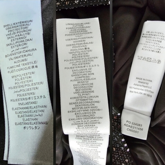 Adrianna Papell Black & Silver Sequin Sleeveless Dress - Picture 12 of 16